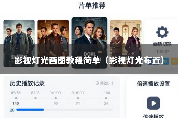 影视灯光画图教程简单(影视灯光布置)
