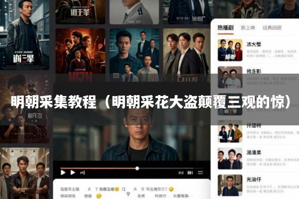 明朝采集教程(明朝采花大盗颠覆三观的惊)